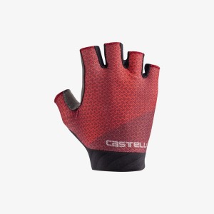 Manusi Dama Castelli ROUBAIX GEL 2 Rosii | 72LAVJSMW