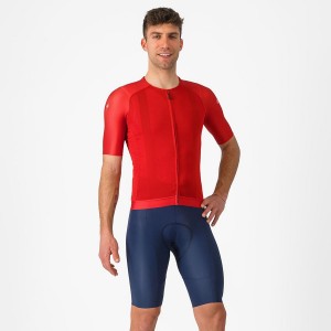 Pantaloni Scurți Cu Bavetă Barbati Castelli FREE AERO RC Albastri | 02NPGEULD