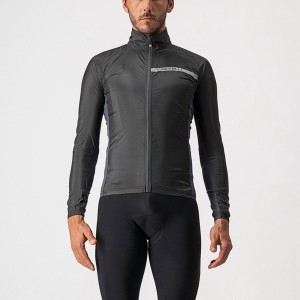 Protecţie Barbati Castelli SQUADRA STRETCH Negrii Gri Inchis | 07BTXJEHU