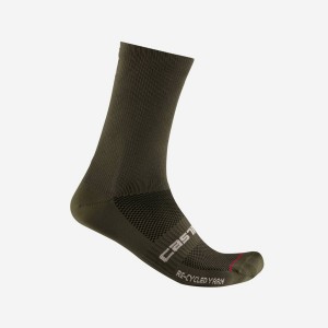 Sosete Barbati Castelli RE-CYCLE THERMAL 18 Negrii | 67KDTFGUY