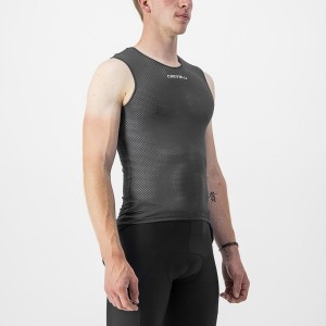 Strat De Baza Barbati Castelli PRO MESH 2.0 SLEEVELESS Negrii | 23KTZFDMC