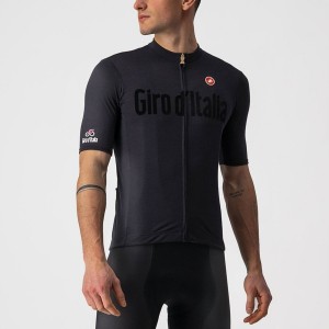 Tricou Barbati Castelli HERITAGE MAGLIA NERA Negrii | 98KUXOJNW