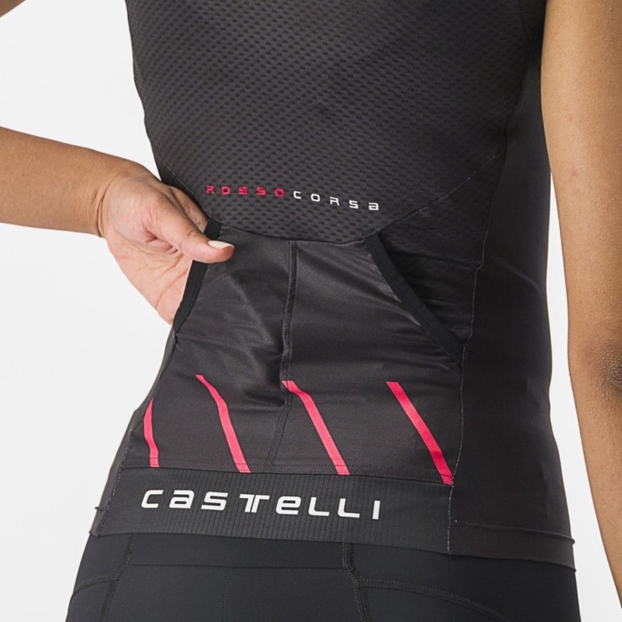 Costume Dama Castelli FREE 2 W TRI SINGLET Negrii | 98ZXGUSJF