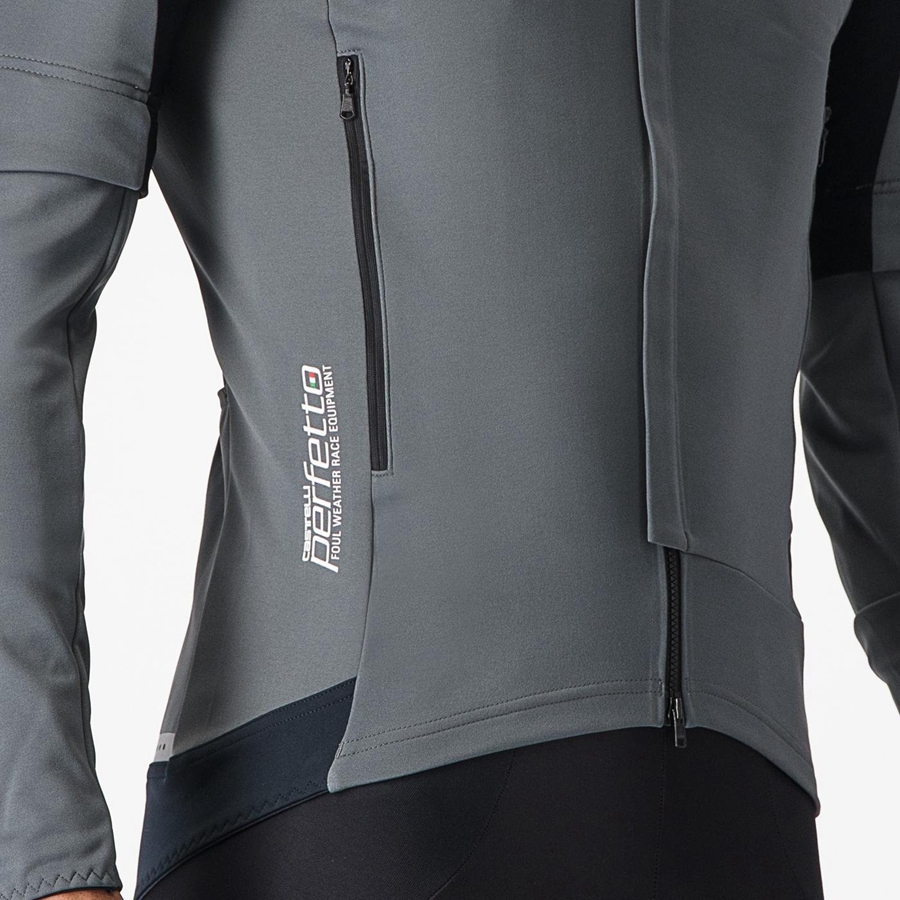 Geaca Barbati Castelli PERFETTO RoS 2 CONVERTIBLE Gri Argintii | 03TRMLBXG