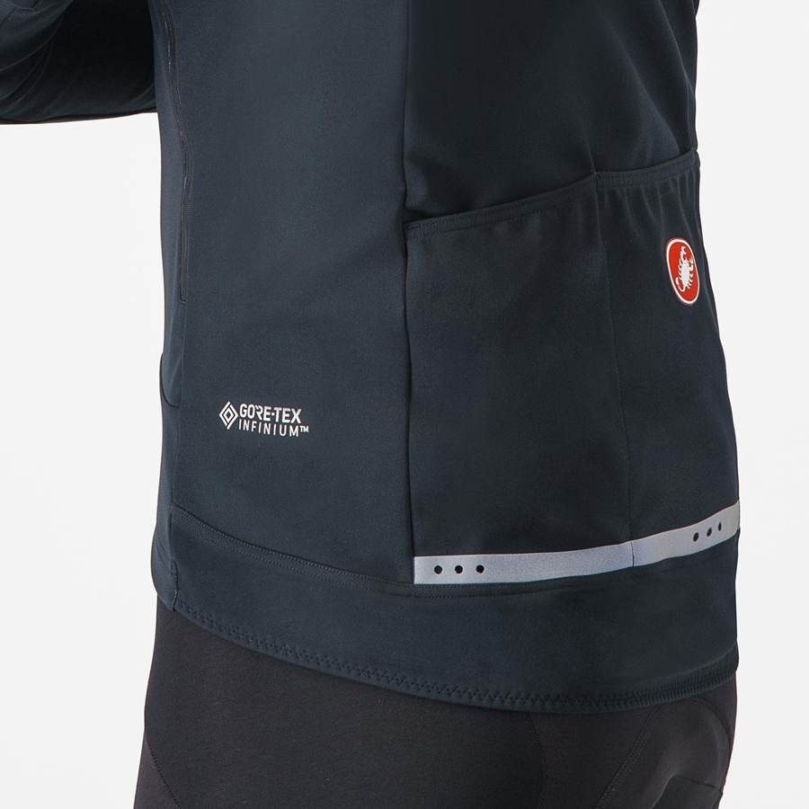 Geaca Barbati Castelli PERFETTO RoS 2 CONVERTIBLE Negrii Negrii | 17IGYDRBK