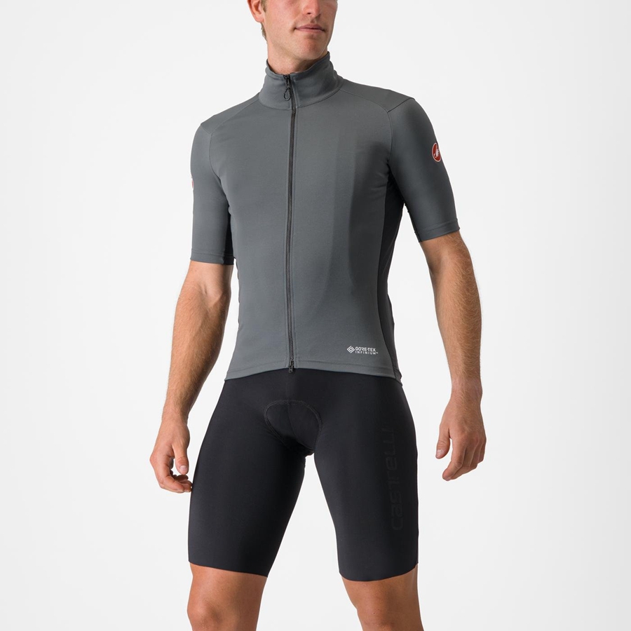 Geaca Barbati Castelli PERFETTO RoS 2 WIND Gri | 74MYVTSJR