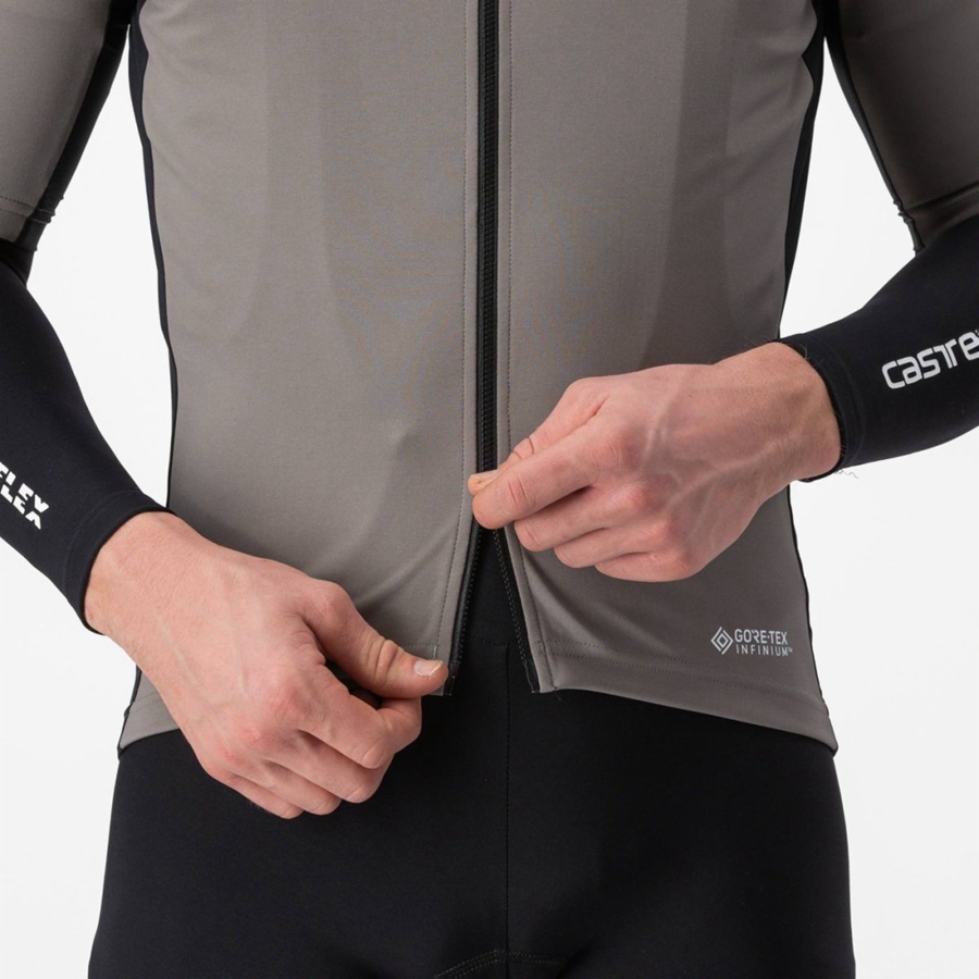 Geaca Barbati Castelli PERFETTO RoS 2 WIND Gri | 68LTBDVYH