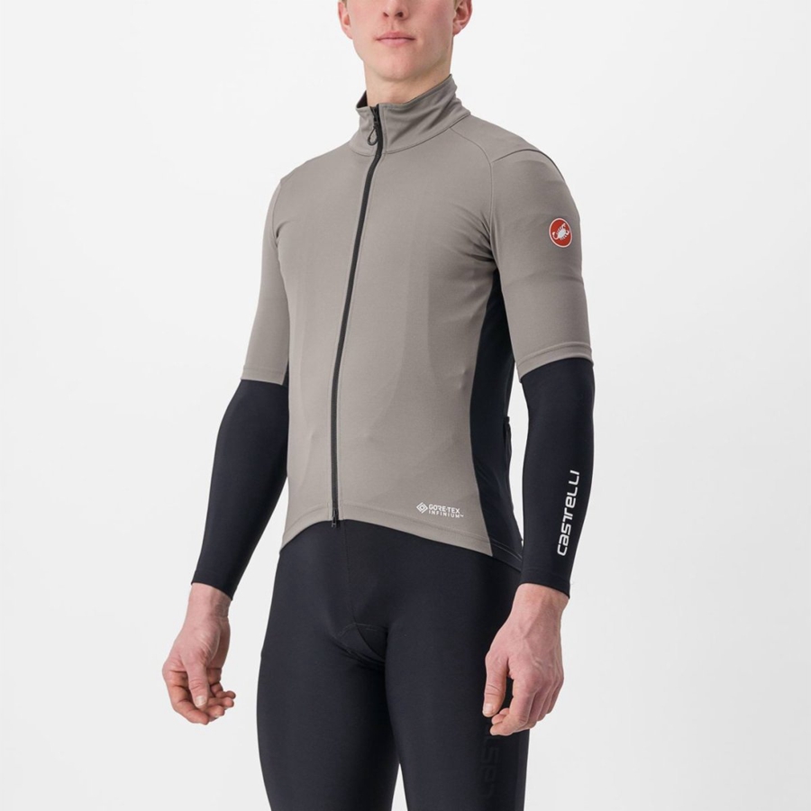 Geaca Barbati Castelli PERFETTO RoS 2 WIND Gri | 68LTBDVYH