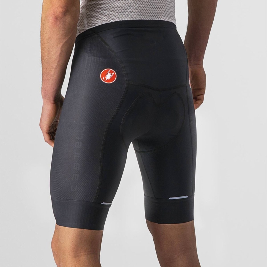 Pantaloni Scurti Barbati Castelli COMPETIZIONE Negrii | 82RMKQAOS