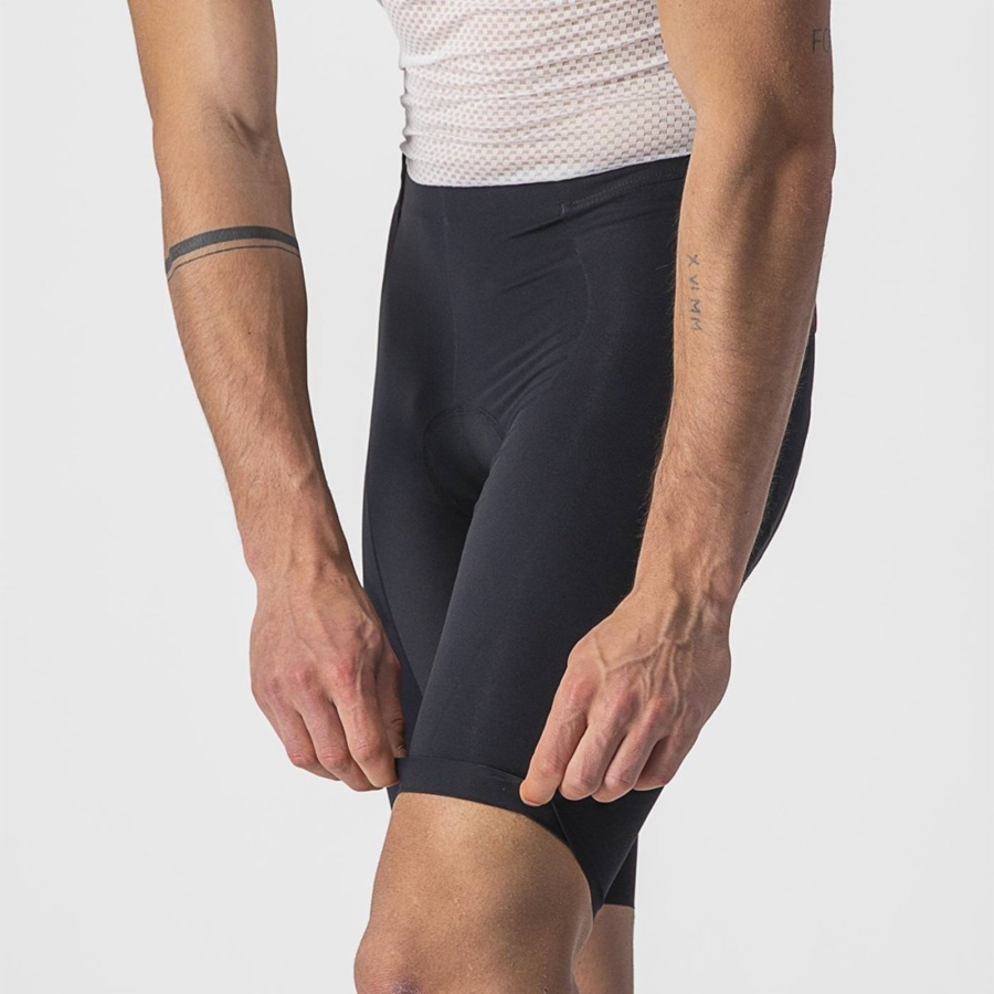 Pantaloni Scurti Barbati Castelli FREE AERO RC Negrii | 68JYHQKWL