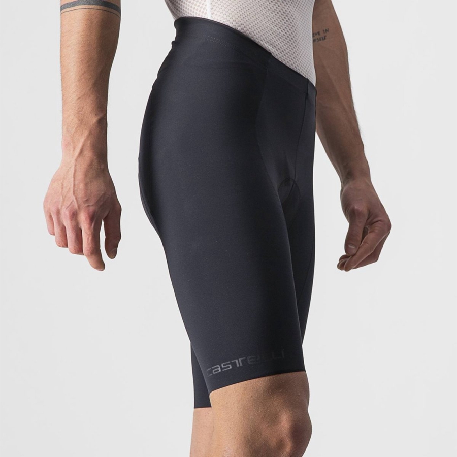 Pantaloni Scurti Barbati Castelli FREE AERO RC Negrii | 68JYHQKWL