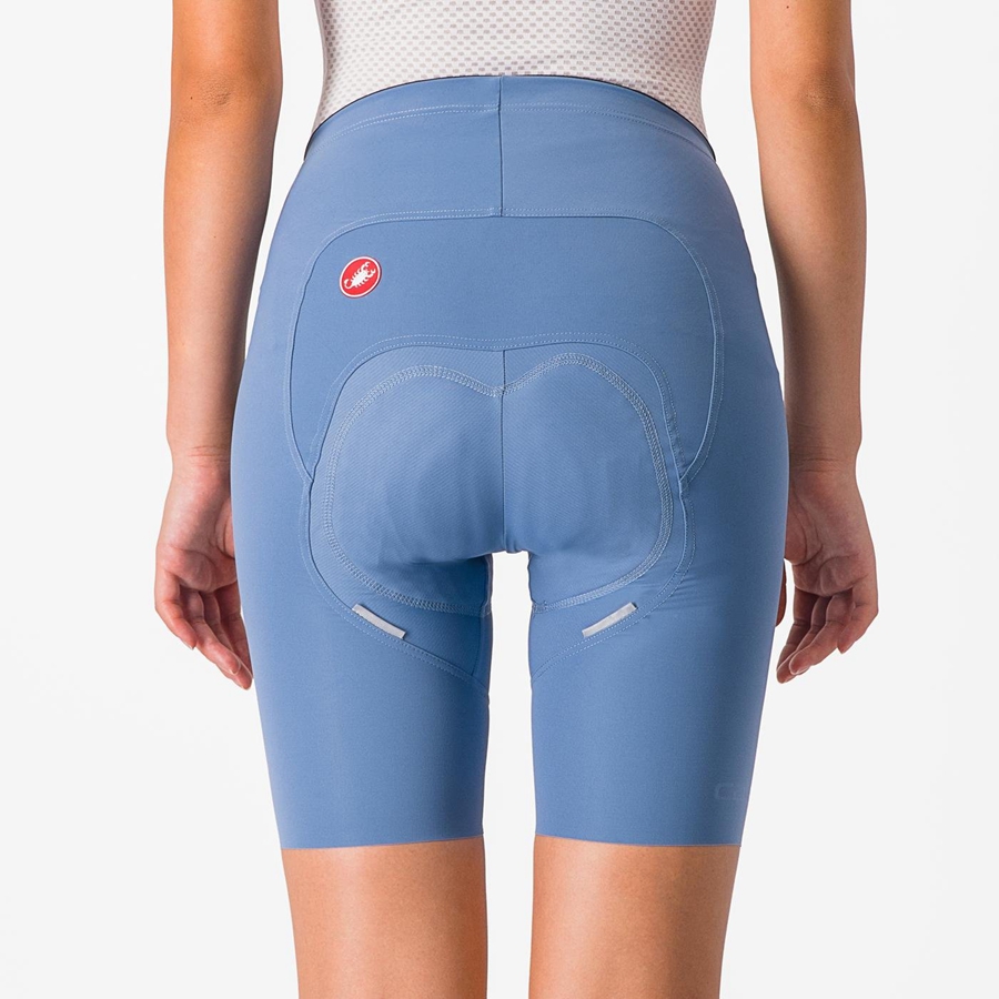 Pantaloni Scurti Dama Castelli FREE AERO RC W Gri Albastri | 98MSWHLKV