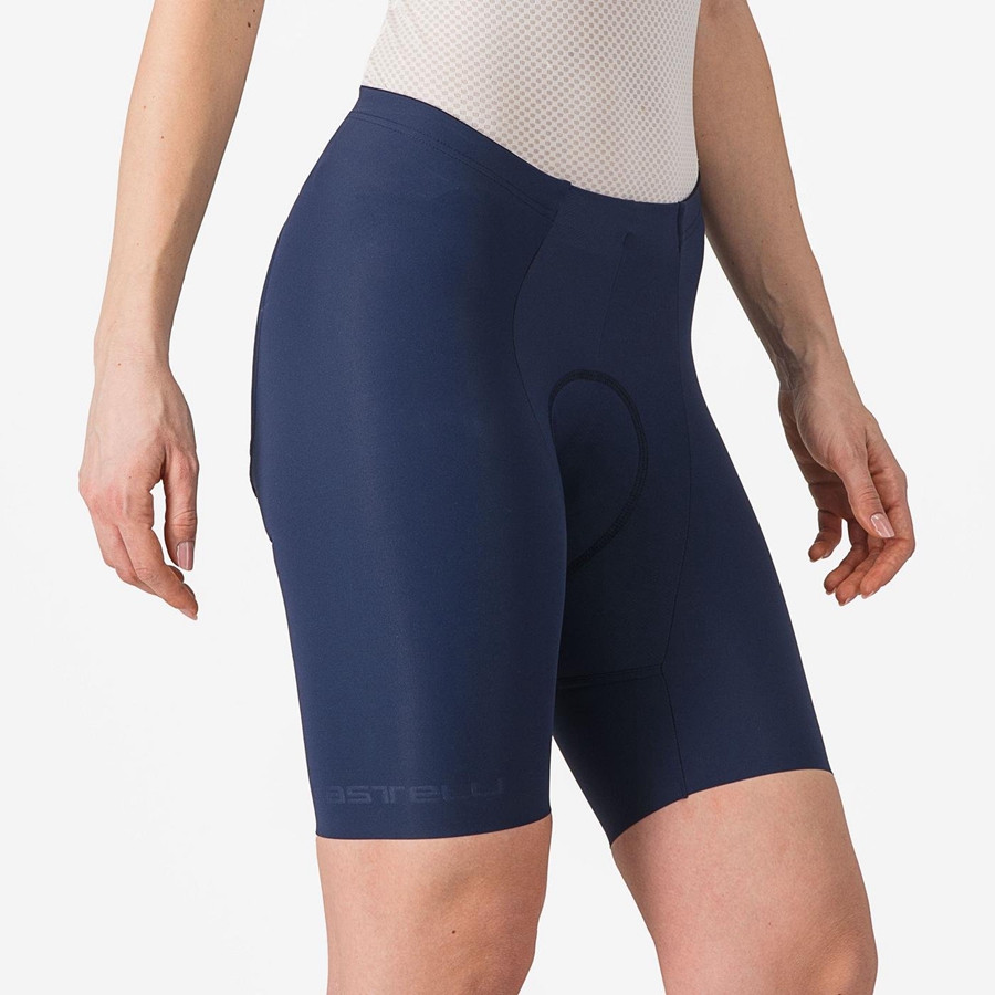 Pantaloni Scurti Dama Castelli FREE AERO RC W Albastri | 86XRWVECK