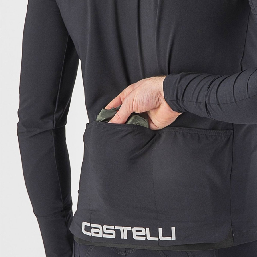 Protecţie Barbati Castelli SQUADRA STRETCH Verzi Gri Inchis | 79TXUQJZH