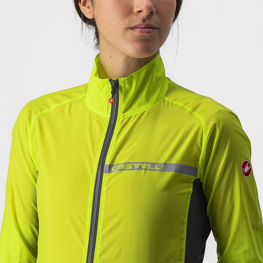 Protecţie Dama Castelli SQUADRA STRETCH W Verzi Deschis Gri Inchis | 02CVGEFQL