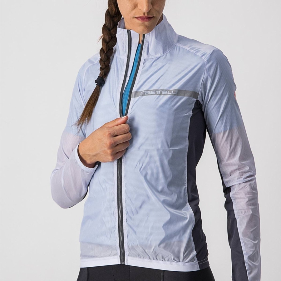 Protecţie Dama Castelli SQUADRA STRETCH W Argintii Gri Gri Inchis | 82MQNKJDB