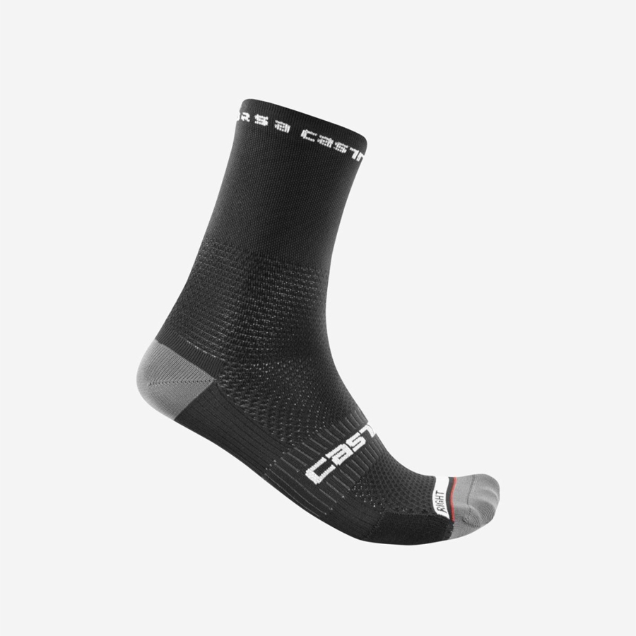 Sosete Barbati Castelli ROSSO CORSA PRO 15 Negrii | 65OZSYGNH