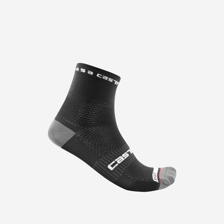 Sosete Barbati Castelli ROSSO CORSA PRO 9 Negrii | 92SRWNDMU