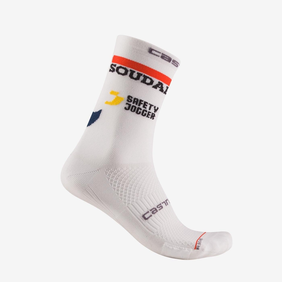 Sosete Barbati Castelli ROSSO CORSA PRO 15 Albi | 67DSYXNVK