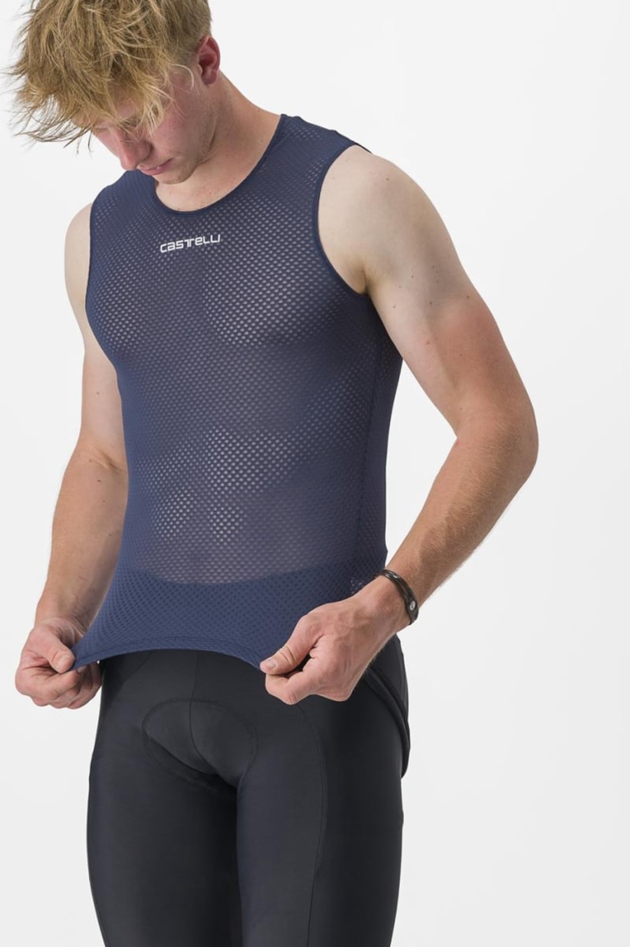 Strat De Baza Barbati Castelli PRO MESH 2.0 SLEEVELESS Albastri | 57AMRXWBO