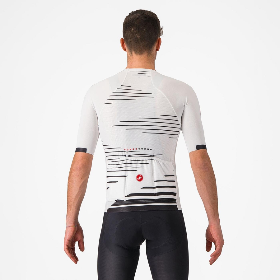 Tricou Barbati Castelli CLIMBER'S 4.0 Albi Negrii | 85UXJCOIE