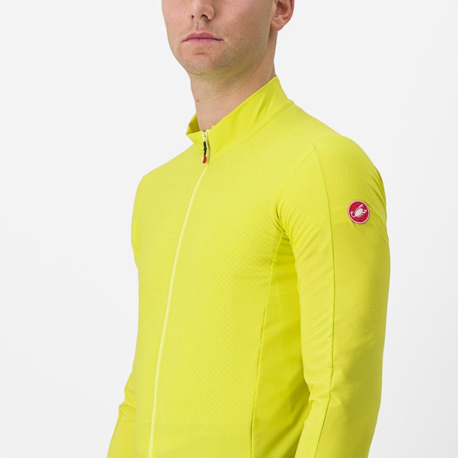 Tricou Barbati Castelli FLIGHT AIR Galbeni | 52IKOAEDV