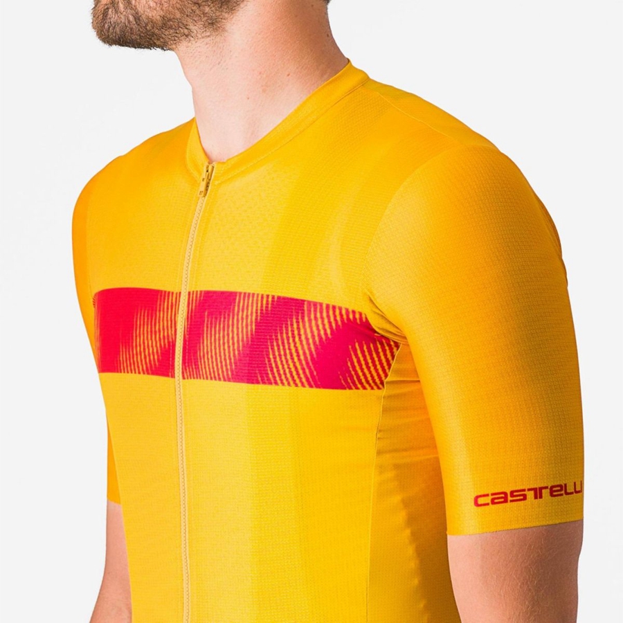 Tricou Barbati Castelli UNLIMITED ENDURANCE Rosii | 19AWSYONG