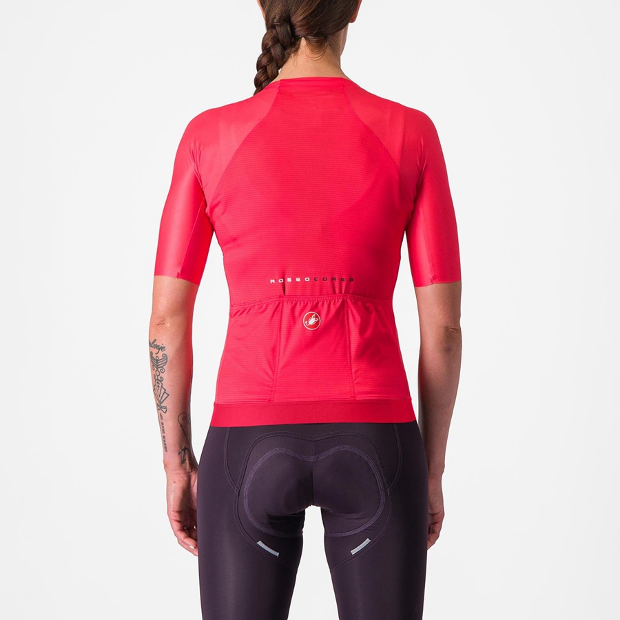 Tricou Dama Castelli AERO PRO 7.0 W Rosii | 90ZRGVFLX