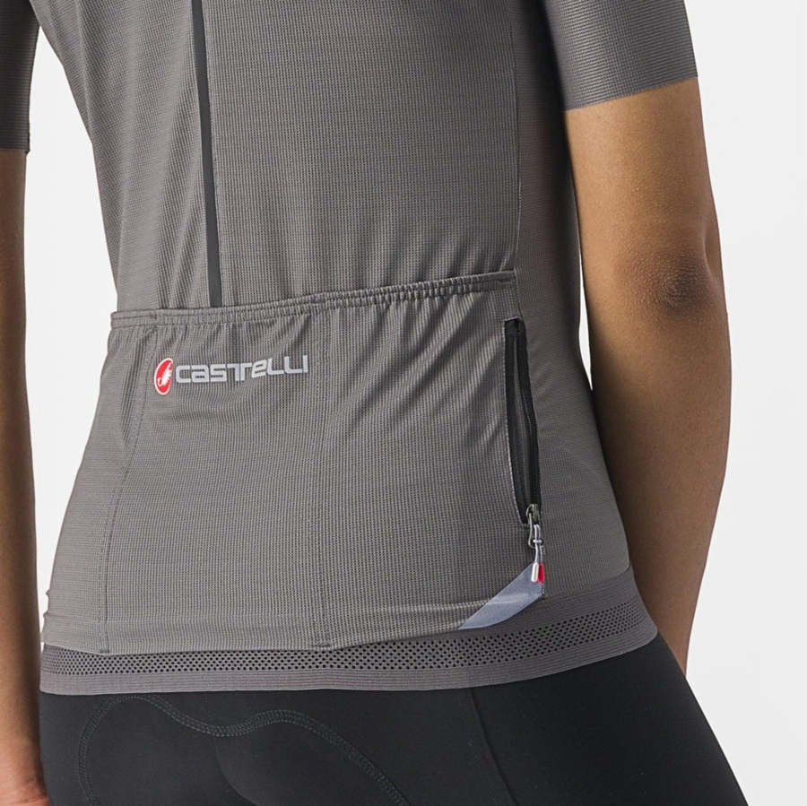 Tricou Dama Castelli ENDURANCE W Gri | 90MGFUEWS