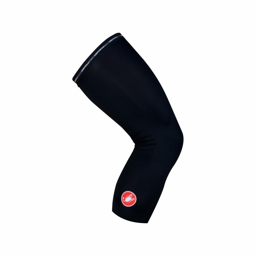 Încălzitor Pentru Picioare Barbati Castelli UPF 50+ LIGHT KNEE SLEEVES Negrii | 39DJHMVEI