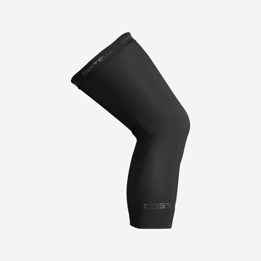 Încălzitor Pentru Picioare Barbati Castelli THERMOFLEX 2 KNEE WARMER Negrii | 32JFUDTBP